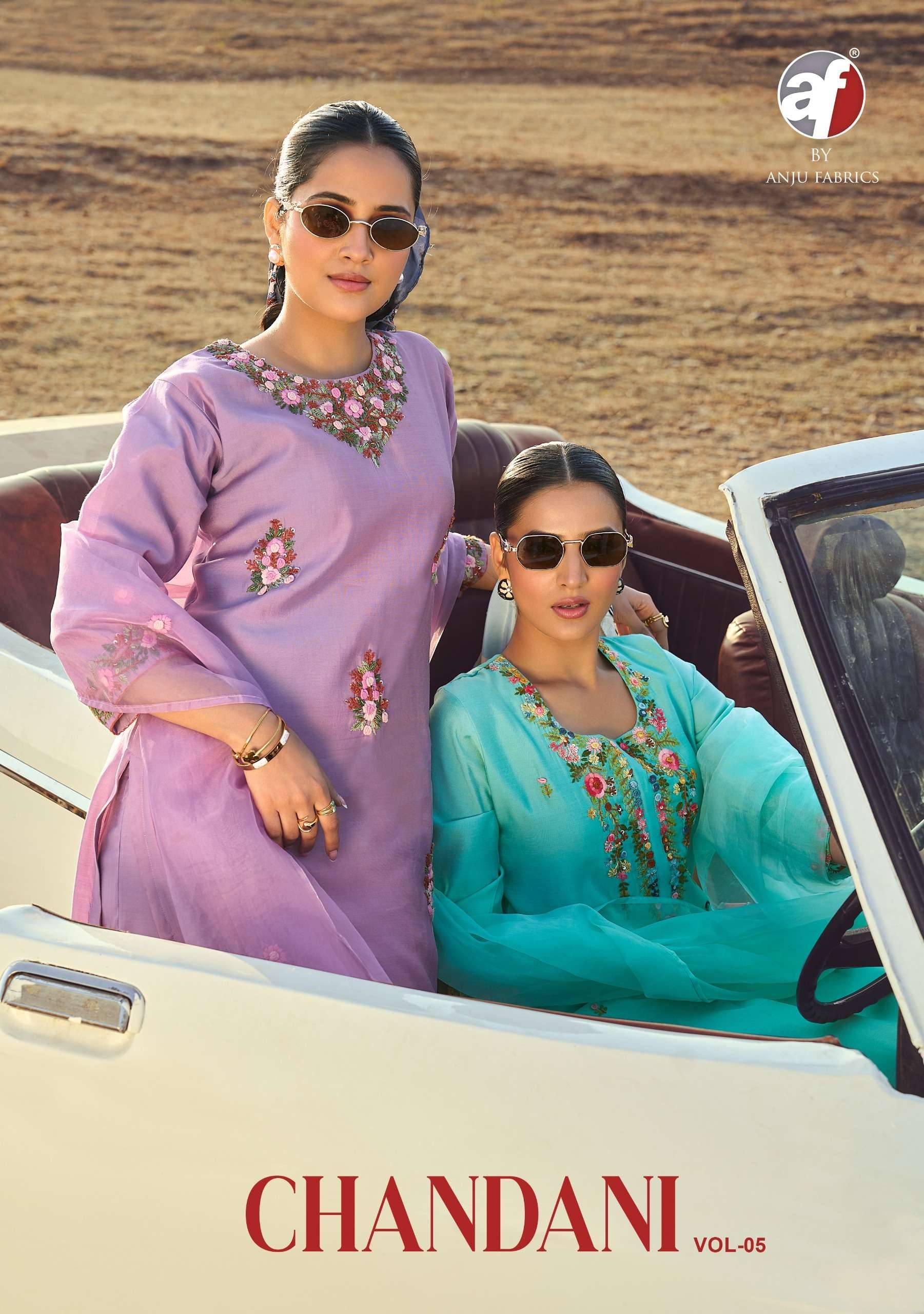 Anju fabrics chandani vol 5 Kurti wholesalers in Mumbai